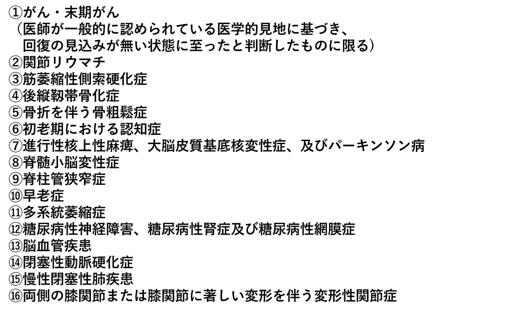 ※16の特定疾病